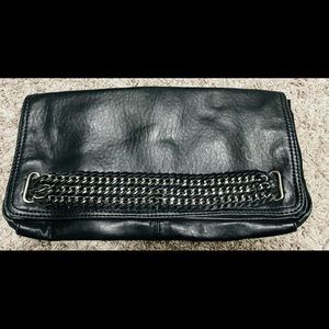 Clutch leather bag